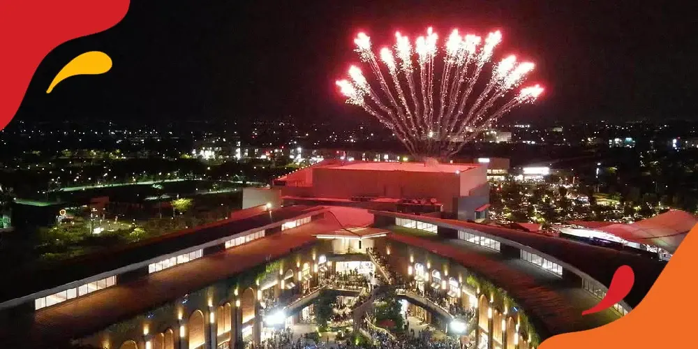 kembang api perayaan imlek bandung